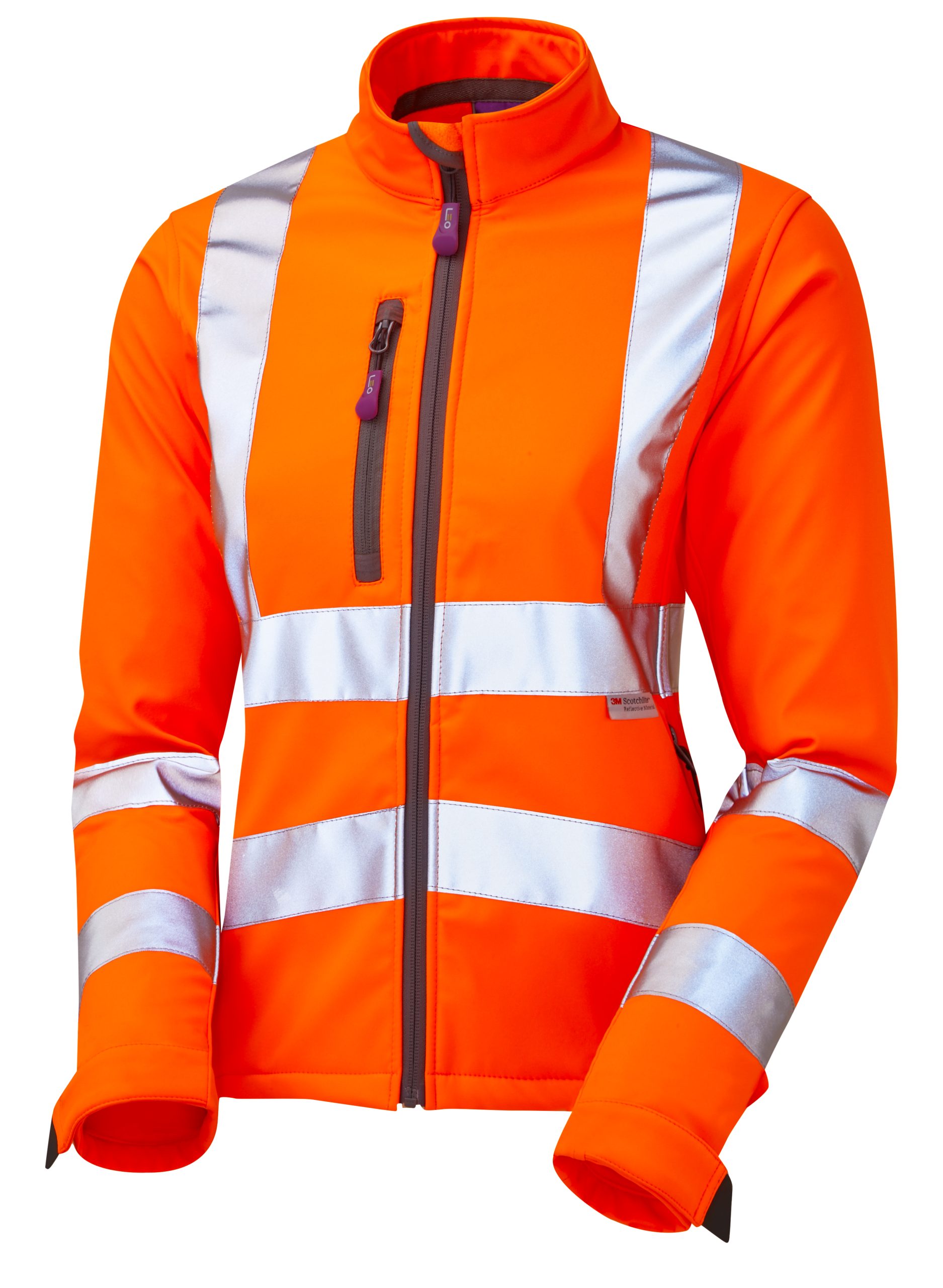 Leo SJL01-O Honeywell Womens Softshell – Orange
