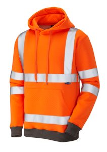 Leo Goodleigh hooded sweatshirt orange SS04-O