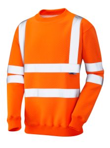 Leo Winkleigh Crew Neck Sweatshirt – Orange SS05-O