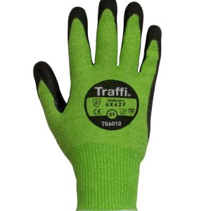 TraffiGlove TG6010 Cut F PU Glove - Pack of 10