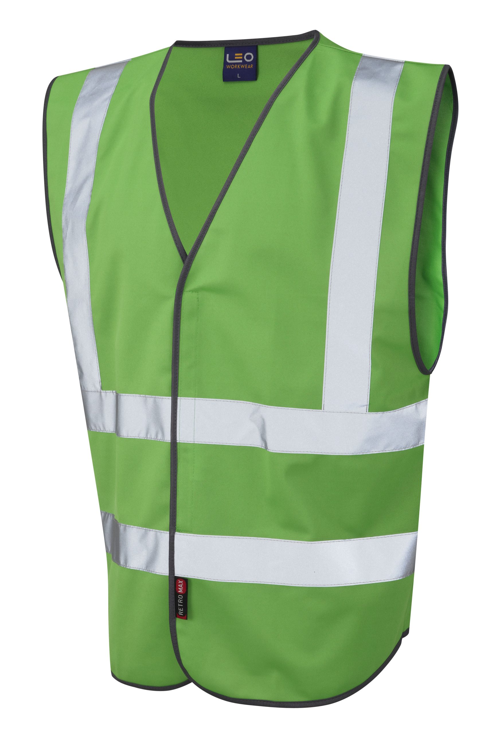 Leo Pilton Reflective Waistcoat – Emerald Green – W05-GN