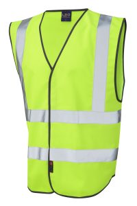 Leo Pilton Reflective Waistcoat - Lime