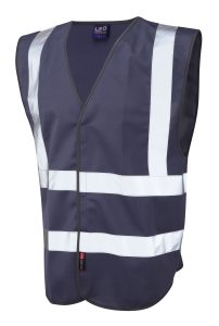Leo Pilton Reflective Waistcoat - Navy