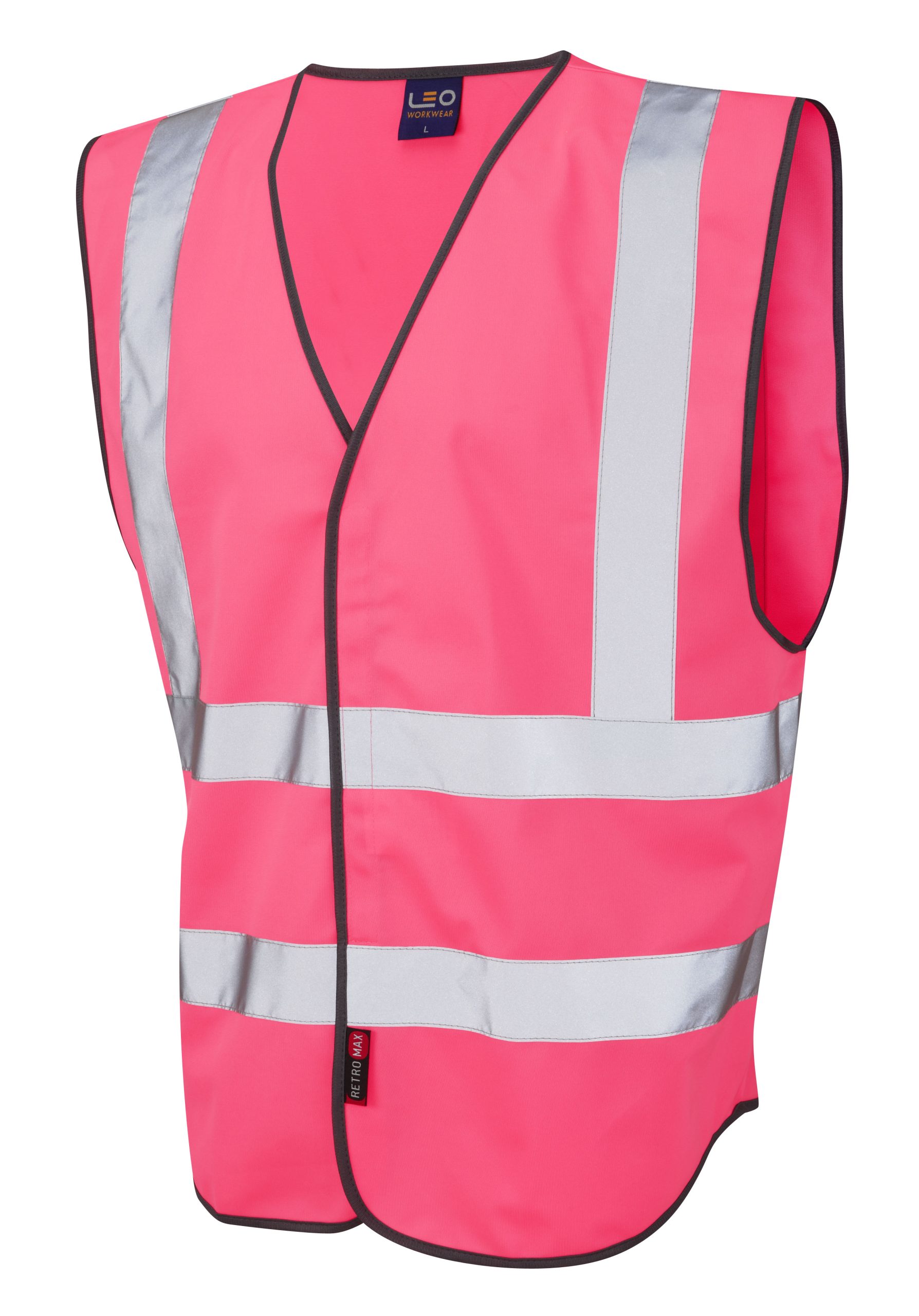 Leo Pilton Reflective Waistcoat – Pink