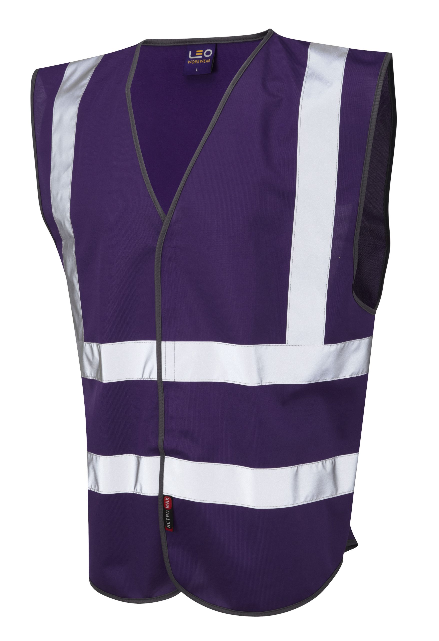Leo Pilton Reflective Waistcoat – Purple