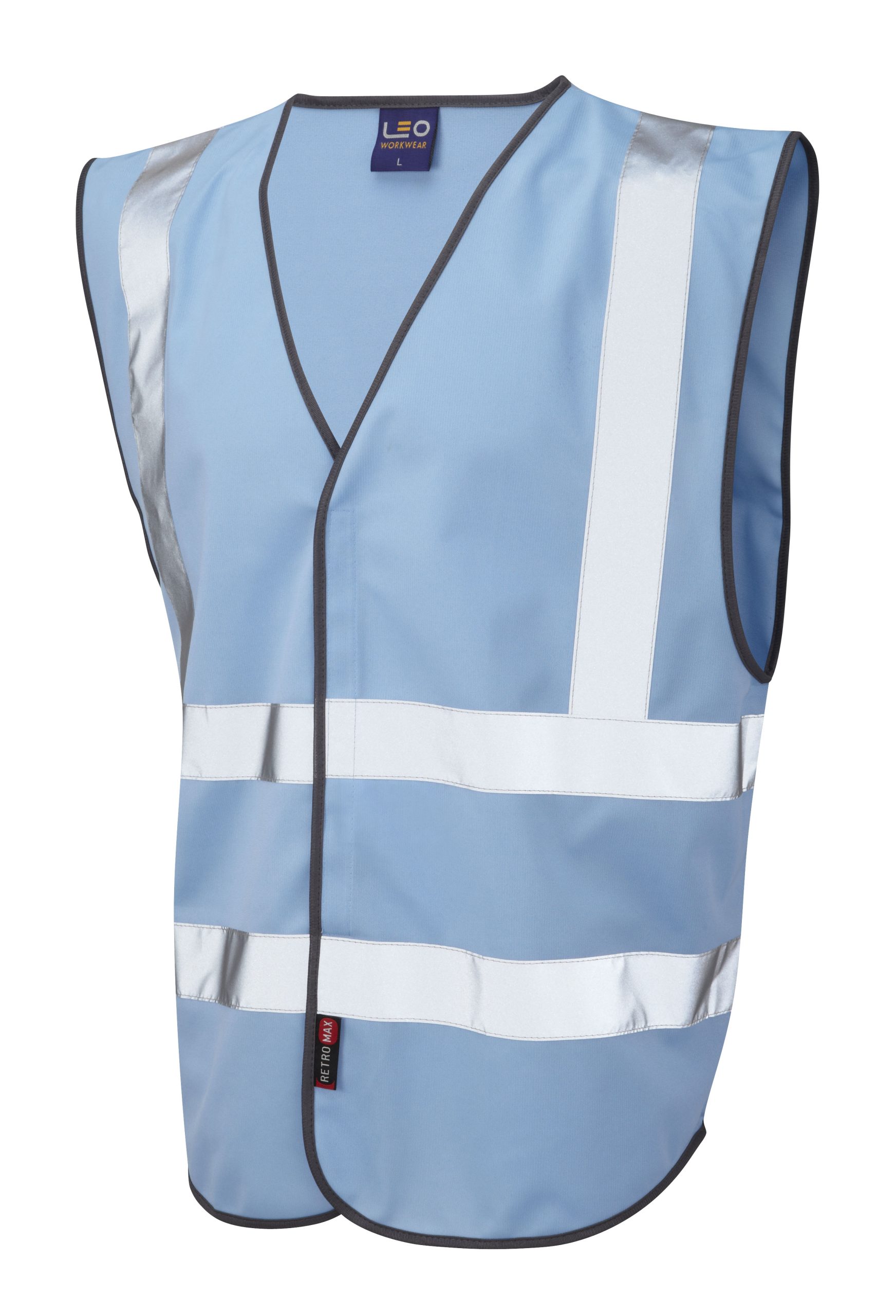Leo Pilton Reflective Waistcoat – Sky