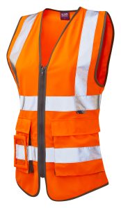 Leo Lynmouth Women’s Waistcoat - Orange WL11-O