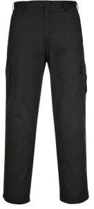 Portwest Combat Trousers C701 - Black - Regular leg