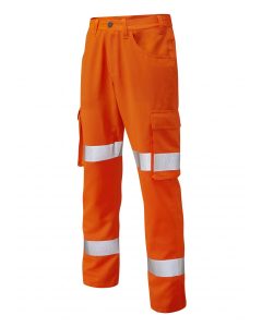 Leo CT03-O Yelland Orange Cargo Trouser - Regular Leg
