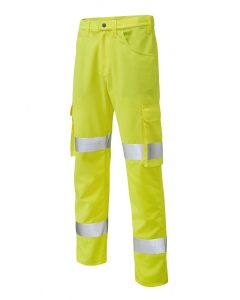 Leo CT03-Y Yelland Yellow Cargo Trouser - Regular Leg