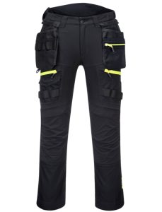 Portwest DX440 Detachable Holster Pocket Trousers - Black Regular leg