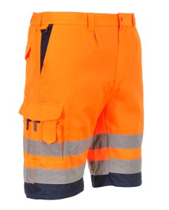E043 Shorts - Orange/Navy