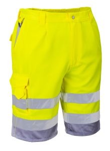 Leo E043 Shorts - Yellow/Grey