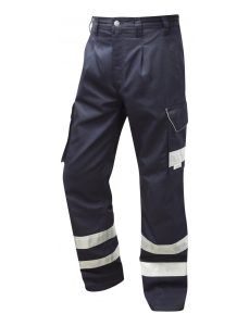 Leo CT02-NV Ilfracombe Cargo Trouser - Navy Regular Leg