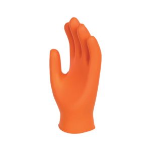 Polyco GL201 Finite Orange Nitrile Powder Free Disposable Glove box of 100